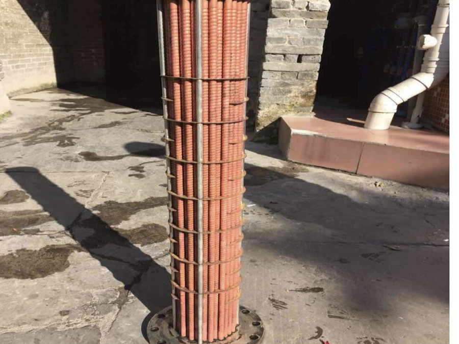 Tube bundle heat exchanger air compressor bersih setelah program